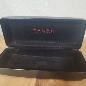 Ralph Lauren Oversized Sunglass Case  Black